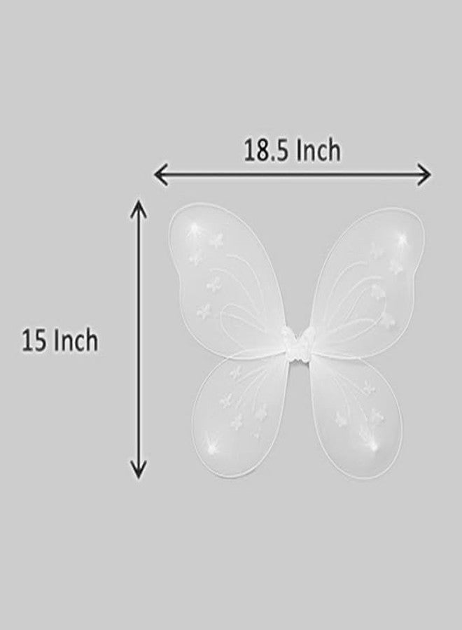 Royals Fairy Butterfly Wings (RED) | Costume for Baby Girls Birthday Party | Party Gift for Kids | Fairy Wing Costume | Fairy Angel - Image 5